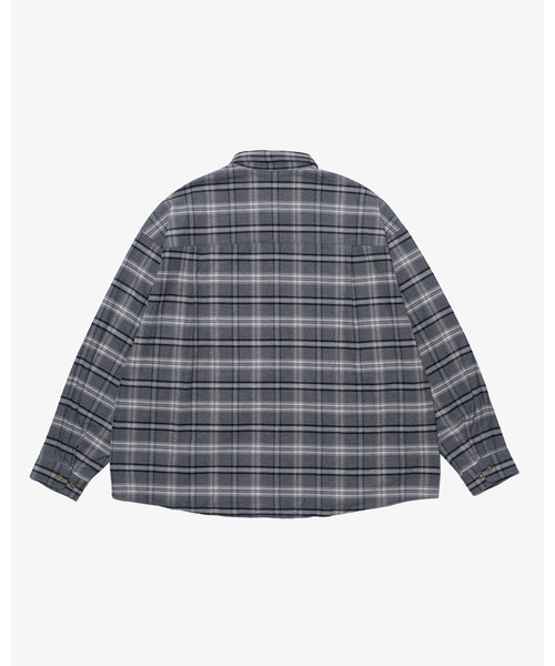 KEBOZ（ケボズ）の「CHECK SHIRT（シャツ/ブラウス・メンズ・ブラウン/グレー/ブラック・M/L/XL）」の5枚目の写真