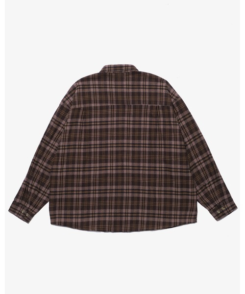KEBOZ（ケボズ）の「CHECK SHIRT（シャツ/ブラウス・メンズ・ブラウン/グレー/ブラック・M/L/XL）」の8枚目の写真