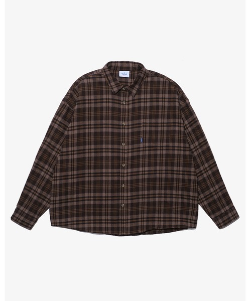 KEBOZ（ケボズ）の「CHECK SHIRT（シャツ/ブラウス・メンズ・ブラウン/グレー/ブラック・M/L/XL）」の7枚目の写真