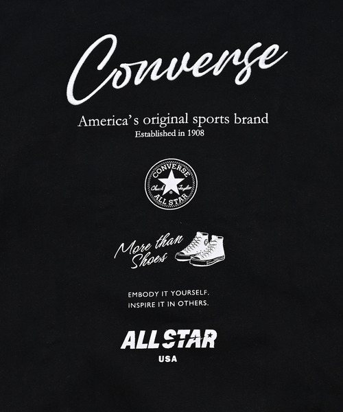 CONVERSE(コンバース)の「『CONVERSE/コンバース』スウェット CT裏毛バックグラフィッククループルオーバー 長袖(スウェット・レディース・ブラック/オートミール・XL/M/L)」の15枚目の写真