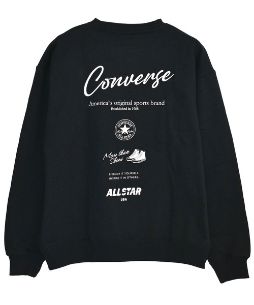 CONVERSE(コンバース)の「『CONVERSE/コンバース』スウェット CT裏毛バックグラフィッククループルオーバー 長袖(スウェット・レディース・ブラック/オートミール・XL/M/L)」の19枚目の写真