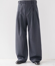 STUDIOUS | 【STUDIOUS】2Tuck Curve Slacks(スラックス)