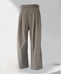【STUDIOUS】2Tuck Curve Slacks