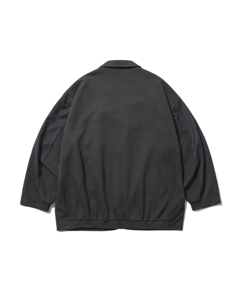 ANGLAN（アングラン）の「Mix Structured Blazer - Grey（テーラードジャケット・メンズ・その他・ONE SIZE）」の2枚目の写真