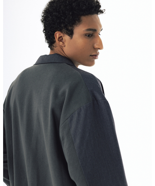 ANGLAN（アングラン）の「Mix Structured Blazer - Grey（テーラードジャケット・メンズ・その他・ONE SIZE）」の7枚目の写真