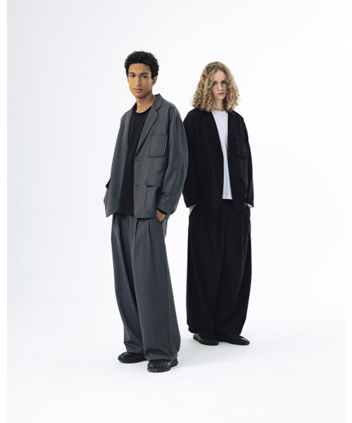 ANGLAN（アングラン）の「Mix Structured Blazer - Grey（テーラードジャケット・メンズ・その他・ONE SIZE）」の8枚目の写真
