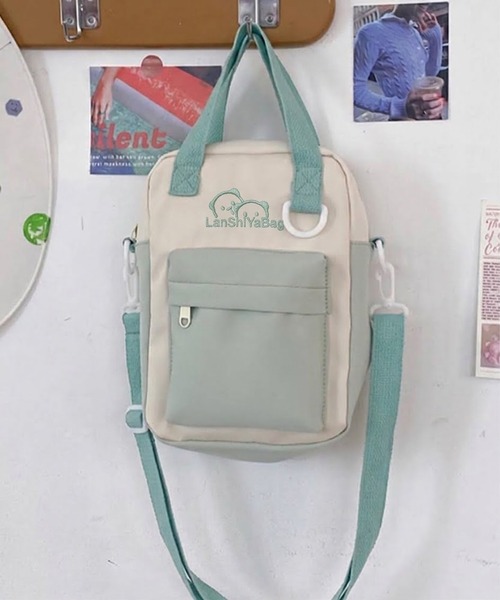 VIBGYOR(ヴィブジョー)の「oshipic/推し活 ぬいバッグ クリア窓つき 2WAY ショルダーバッグ ハンドバッグ S0079(ショルダーバッグ・レディース・パープル/グリーン・FREE)」の8枚目の写真