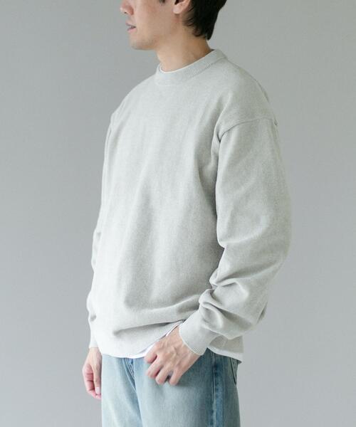 URBAN RESEARCH DOORS（アーバンリサーチドアーズ）の「モールニットプルオーバー（ニット/セーター・メンズ・モカ/ベージュ/グリーン・LARGE/MEDIUM）」の14枚目の写真