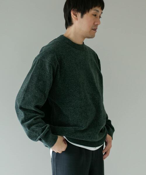 URBAN RESEARCH DOORS（アーバンリサーチドアーズ）の「モールニットプルオーバー（ニット/セーター・メンズ・モカ/ベージュ/グリーン・LARGE/MEDIUM）」の19枚目の写真