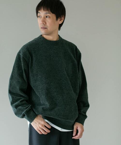 URBAN RESEARCH DOORS（アーバンリサーチドアーズ）の「モールニットプルオーバー（ニット/セーター・メンズ・モカ/ベージュ/グリーン・LARGE/MEDIUM）」の20枚目の写真