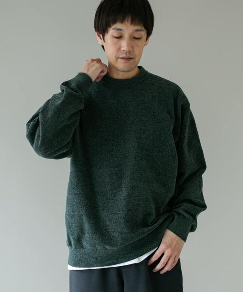 URBAN RESEARCH DOORS（アーバンリサーチドアーズ）の「モールニットプルオーバー（ニット/セーター・メンズ・モカ/ベージュ/グリーン・LARGE/MEDIUM）」の21枚目の写真