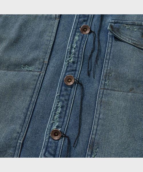 VDR(ブイディアール)の「DRILLER JACKET(デニムジャケット・メンズ・その他・MEDIUM/LARGE/X-LARGE)」の4枚目の写真