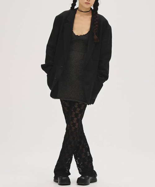 TODAYFUL(トゥデイフル)の「【TODAYFUL/トゥデイフル】Boyfriend Linen Jacket/ボーイフレンドジャケット(テーラードジャケット・レディース・チョコ/ベージュ/ブラック・36/38)」の4枚目の写真