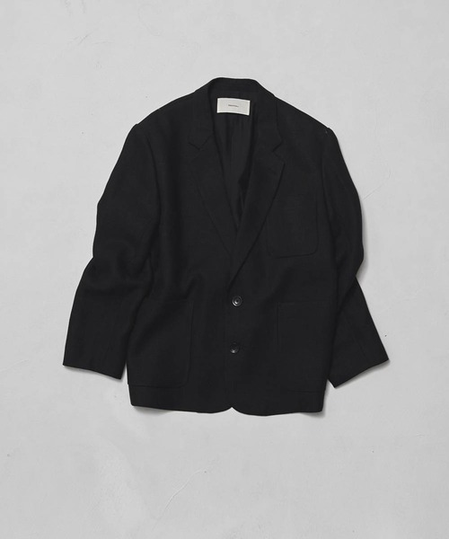 TODAYFUL(トゥデイフル)の「【TODAYFUL/トゥデイフル】Boyfriend Linen Jacket/ボーイフレンドジャケット(テーラードジャケット・レディース・チョコ/ベージュ/ブラック・36/38)」の6枚目の写真