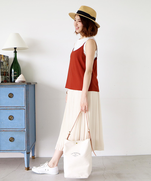 N.(N. Natural Beauty Basic)(エヌエヌナチュラルビューティーベーシック)の「シフォンプリーツスカート(スカート・レディース・ホワイト/ピンク/イエロー/ネイビー・MEDIUM)」の21枚目の写真