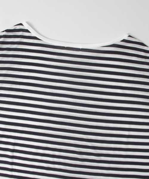 URBAN RESEARCH（アーバンリサーチ）の「UR テンセルポケットTシャツ（Tシャツ/カットソー・レディース・ベージュ系その他/ホワイト×ネイビー/ミント/オフホワイト・FREE）」の11枚目の写真