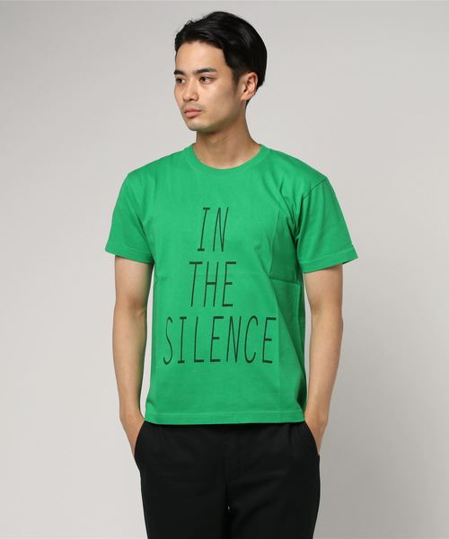 FACTOTUM(ファクトタム)の「プリントT IN THE SILENCE FACTOTUM/ファクトタム(Tシャツ/カットソー・メンズ・ホワイト/ブラック/グリーン・46/44/48)」の3枚目の写真