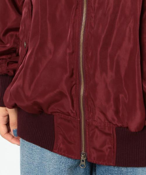 Another Edition（アナザーエディション）の「ビックMA-1/AEＭBC　BIG MA-1（MA-1・レディース・ワインレッド/オリーブ・SMALL/MEDIUM）」の14枚目の写真