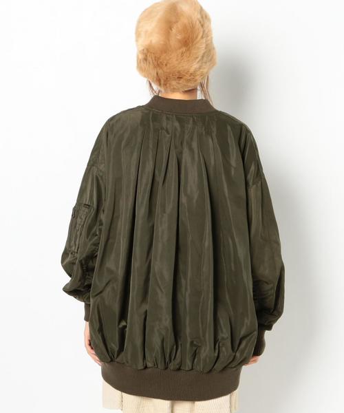 Another Edition（アナザーエディション）の「ビックMA-1/AEＭBC　BIG MA-1（MA-1・レディース・ワインレッド/オリーブ・SMALL/MEDIUM）」の8枚目の写真