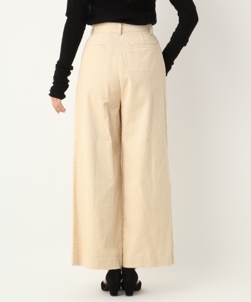 A part by（アパートバイ）の「コーデュロイワイドパンツ 741041 （その他パンツ・レディース・オフホワイト/ブラック・MEDIUM/LARGE）」の10枚目の写真