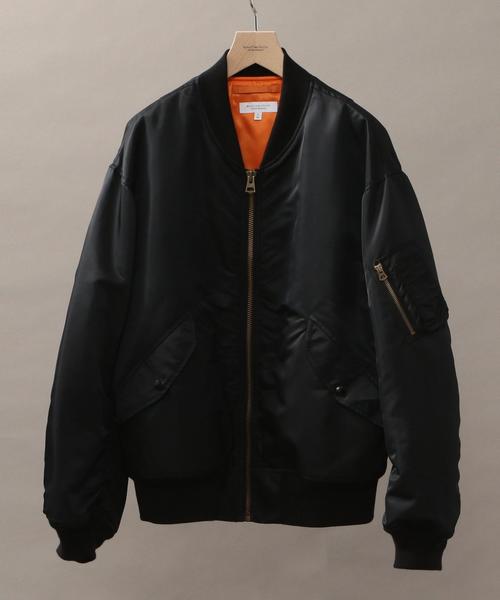 BEAUTY&YOUTH UNITED ARROWS（ビューティーアンドユースユナイテッドアローズ）の「BY ナイロン ルーズ MA-1◆（MA-1・メンズ・ブラック/ブラウン・LARGE/SMALL/MEDIUM）」の18枚目の写真