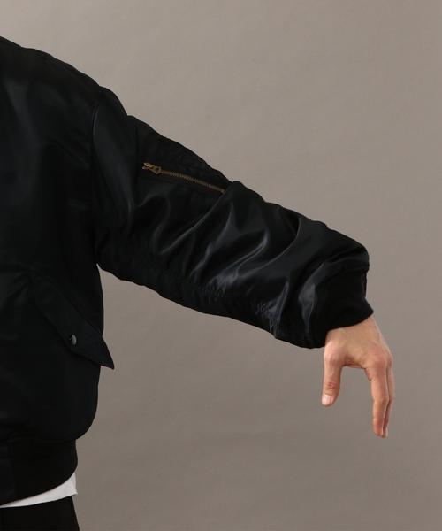 BEAUTY&YOUTH UNITED ARROWS（ビューティーアンドユースユナイテッドアローズ）の「BY ナイロン ルーズ MA-1◆（MA-1・メンズ・ブラック/ブラウン・LARGE/SMALL/MEDIUM）」の22枚目の写真