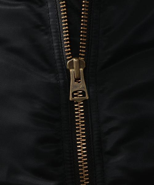 BEAUTY&YOUTH UNITED ARROWS（ビューティーアンドユースユナイテッドアローズ）の「BY ナイロン ルーズ MA-1◆（MA-1・メンズ・ブラック/ブラウン・LARGE/SMALL/MEDIUM）」の14枚目の写真