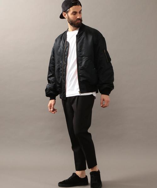 BEAUTY&YOUTH UNITED ARROWS（ビューティーアンドユースユナイテッドアローズ）の「BY ナイロン ルーズ MA-1◆（MA-1・メンズ・ブラック/ブラウン・LARGE/SMALL/MEDIUM）」の6枚目の写真