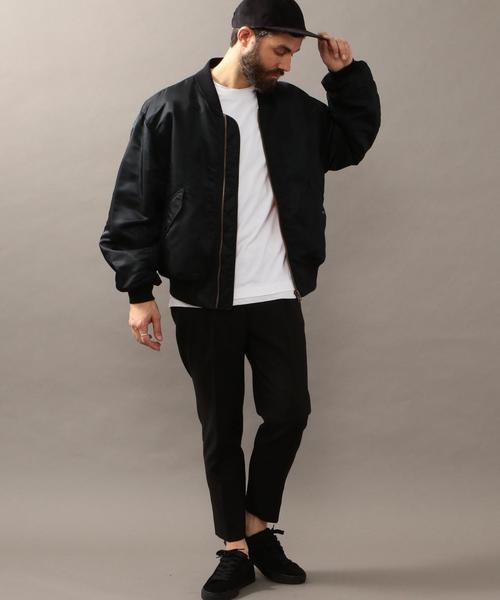 BEAUTY&YOUTH UNITED ARROWS（ビューティーアンドユースユナイテッドアローズ）の「BY ナイロン ルーズ MA-1◆（MA-1・メンズ・ブラック/ブラウン・LARGE/SMALL/MEDIUM）」の7枚目の写真