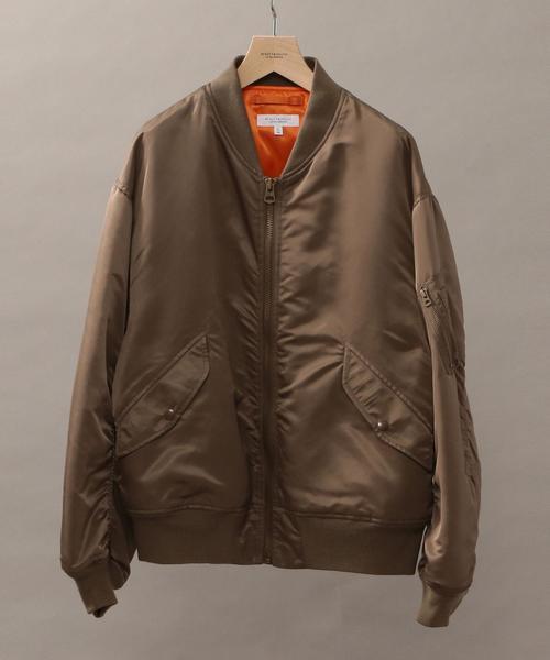 BEAUTY&YOUTH UNITED ARROWS（ビューティーアンドユースユナイテッドアローズ）の「BY ナイロン ルーズ MA-1◆（MA-1・メンズ・ブラック/ブラウン・LARGE/SMALL/MEDIUM）」の8枚目の写真