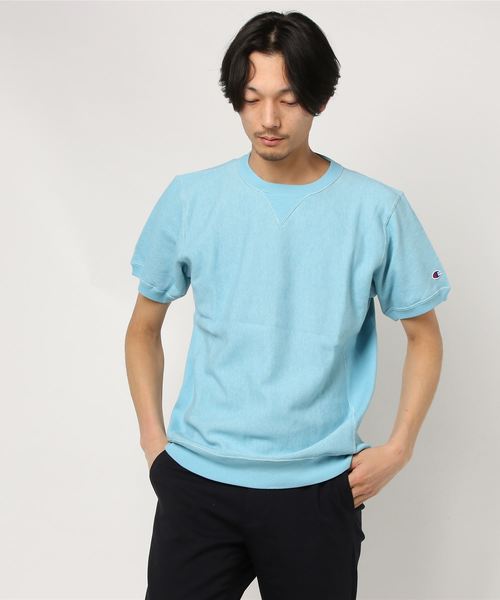 Champion チャンピオン の Outlet Store Price Champion チャンピオン リバースウィーブハーフスリーブクルーネック スウェットシャツ スウェット Wear