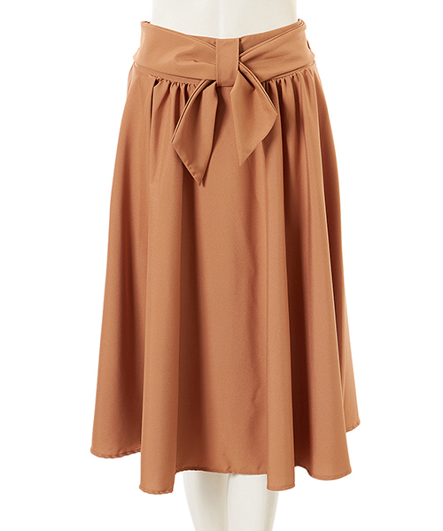 fifth（フィフス）の「フレアタックフレアスカート（スカート・レディース・ブラック/ベージュ・MEDIUM）」の4枚目の写真