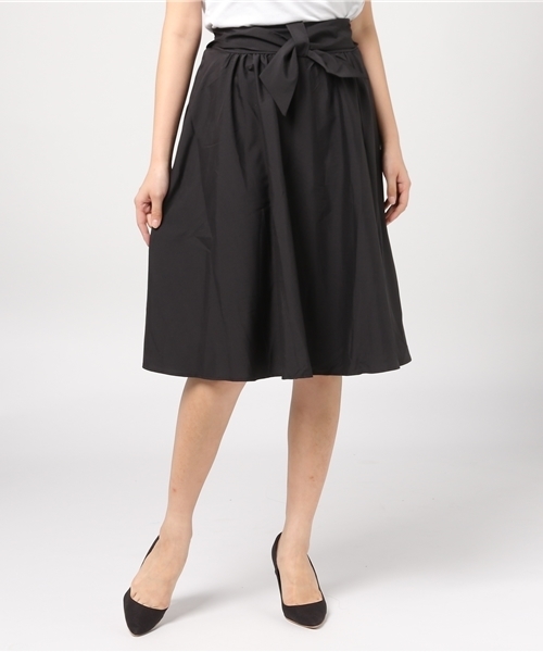 fifth（フィフス）の「フレアタックフレアスカート（スカート・レディース・ブラック/ベージュ・MEDIUM）」の9枚目の写真