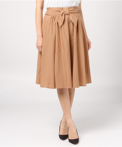 fifth（フィフス）の「フレアタックフレアスカート（スカート・レディース・ブラック/ベージュ・MEDIUM）」の17枚目の写真