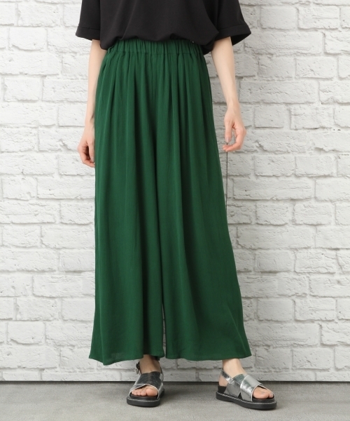 LEPSIM(レプシィム)の「レーヨンヨウリュウスカンツ 746488(その他パンツ・レディース・ホワイト/ブラック/グリーン・MEDIUM/LARGE)」の3枚目の写真