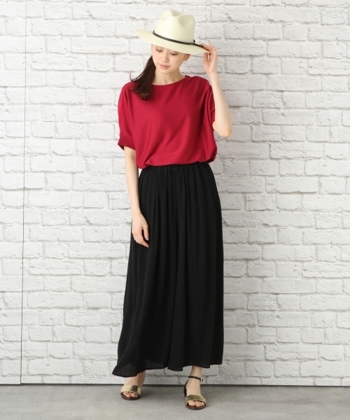 LEPSIM(レプシィム)の「レーヨンヨウリュウスカンツ 746488(その他パンツ・レディース・ホワイト/ブラック/グリーン・MEDIUM/LARGE)」の16枚目の写真