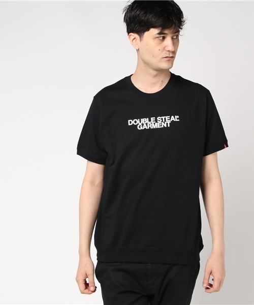 DOUBLE STEAL（ダブルスティール）の「Side Rib Crew Neck GARMENT Pt（Tシャツ/カットソー・メンズ・トップグレー/ネイビー/ホワイト/ブラック・LARGE/MEDIUM/X-LARGE）」の13枚目の写真