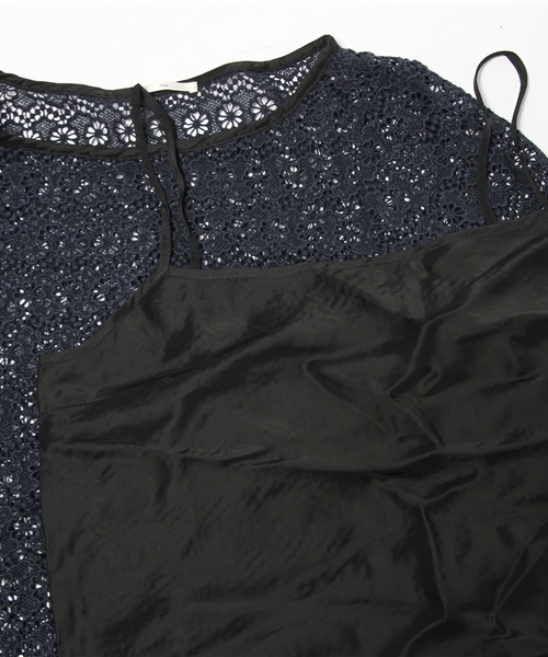 SHIPS for women（シップスフォーウィメン）の「レース ブラウス（シャツ/ブラウス・レディース・ホワイト/オフホワイト/ネイビー・ONE SIZE）」の9枚目の写真