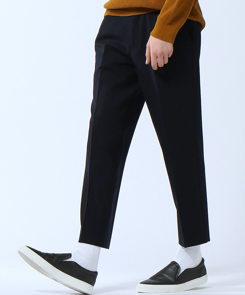 ABAHOUSE（アバハウス）の「【2WAYストレッチ素材】ウールテーパードパンツ（その他パンツ・メンズ・ブラック/ブラウン・46/48/44）」の3枚目の写真