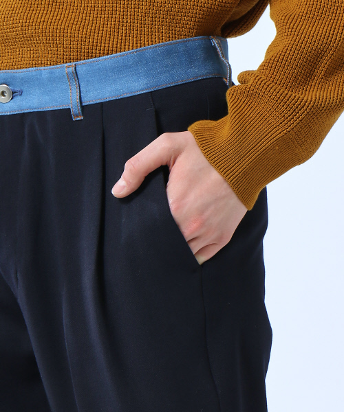 ABAHOUSE（アバハウス）の「【2WAYストレッチ素材】ウールテーパードパンツ（その他パンツ・メンズ・ブラック/ブラウン・46/48/44）」の7枚目の写真