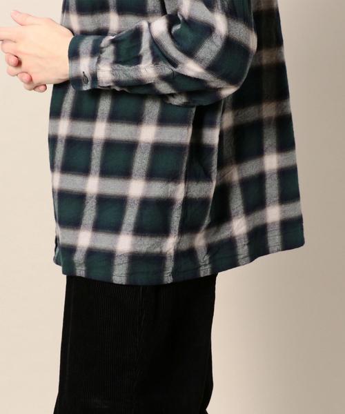 dahl'ia（ダリア）の「【別注】 ＜dahl'ia（ダリア）＞ GATHERS SHIRT BYSP/シャツ ◆（シャツ/ブラウス・メンズ・マスタード/ダークグリーン・MEDIUM/LARGE）」の6枚目の写真