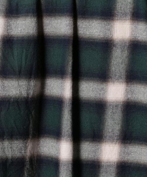 dahl'ia（ダリア）の「【別注】 ＜dahl'ia（ダリア）＞ GATHERS SHIRT BYSP/シャツ ◆（シャツ/ブラウス・メンズ・マスタード/ダークグリーン・MEDIUM/LARGE）」の7枚目の写真