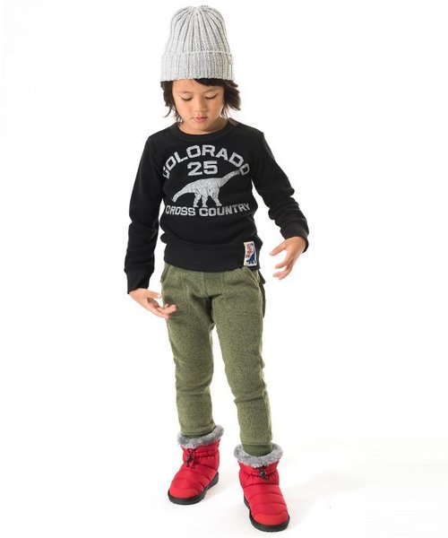 Ampersand（アンパサンド）の「トドラー中綿ボアショートブーツ（ブーツ・キッズ・ブラック/レッド/ブルー・16/17/18/19/20/21）」の13枚目の写真