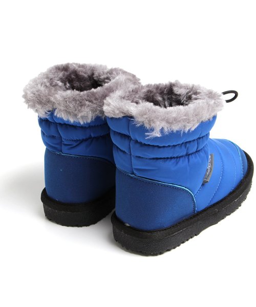 Ampersand（アンパサンド）の「トドラー中綿ボアショートブーツ（ブーツ・キッズ・ブラック/レッド/ブルー・16/17/18/19/20/21）」の4枚目の写真