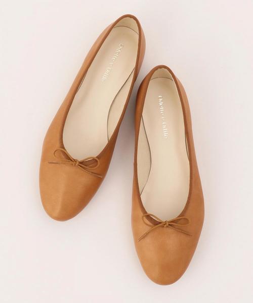 ODETTE E ODILE（オデットエオディール）の「OFD ディープバレリーナ CT10↓↑（バレエシューズ・レディース・ブラック/ブラウン/ネイビー/ホワイト・21.5cm/22cm/22.5cm/23cm/23.5cm/24cm/24.5cm/25cm）」の3枚目の写真