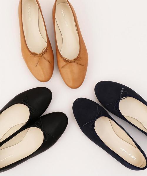 ODETTE E ODILE（オデットエオディール）の「OFD ディープバレリーナ CT10↓↑（バレエシューズ・レディース・ブラック/ブラウン/ネイビー/ホワイト・21.5cm/22cm/22.5cm/23cm/23.5cm/24cm/24.5cm/25cm）」の6枚目の写真