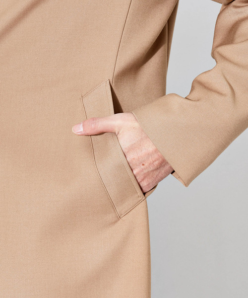 STUDIOUS（ステュディオス）の「【STUDIOUS】ダブルクロスノーカラー