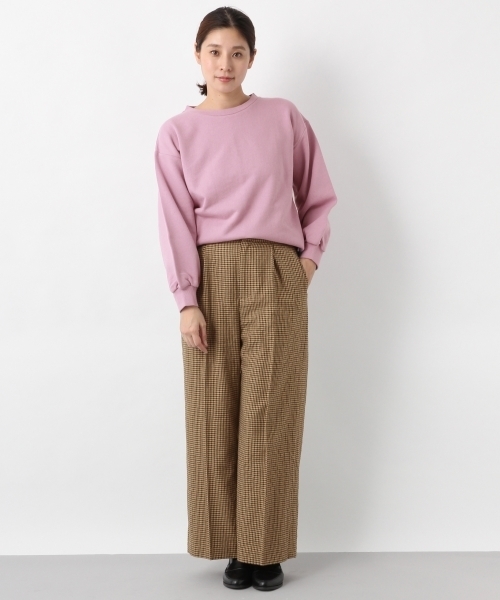 LEPSIM(レプシィム)の「TRハイウエストチェックワイドパンツ 780679(その他パンツ・レディース・ホワイト系その他/ブラック系その他/ブラウン系その他・MEDIUM/LARGE)」の12枚目の写真
