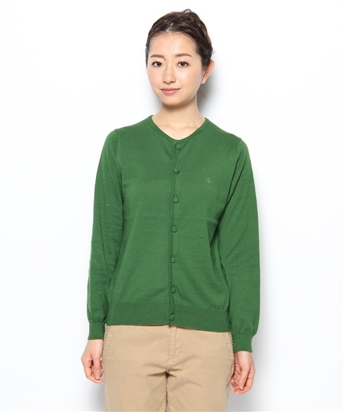 BEAMS BOY（ビームスボーイ）の「○O.14G BB刺繍C-CG（カーディガン/ボレロ・レディース・カーキ/レッド/イエロー系その他/ミント/グリーン/ロイヤルブルー・0/1）」の7枚目の写真