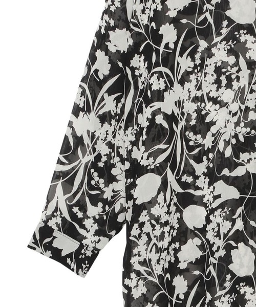 Ameri(アメリ)の「MONOFLOWER SHIRT DRESS(ワンピース・レディース・ブラック・FREE)」の9枚目の写真